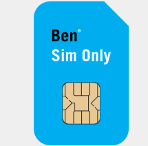 Onbeperkt min/sms + 1000 MB Sim Only per maand 4G Extra Snel